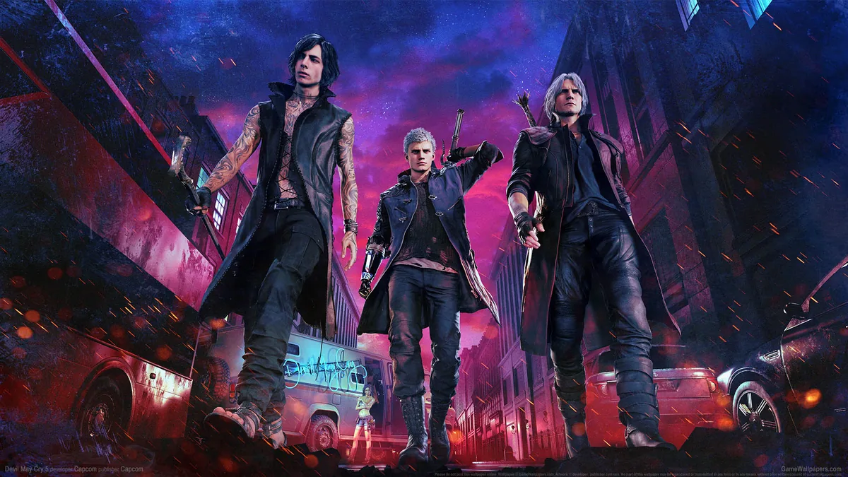 Devil May Cry 5 cover art