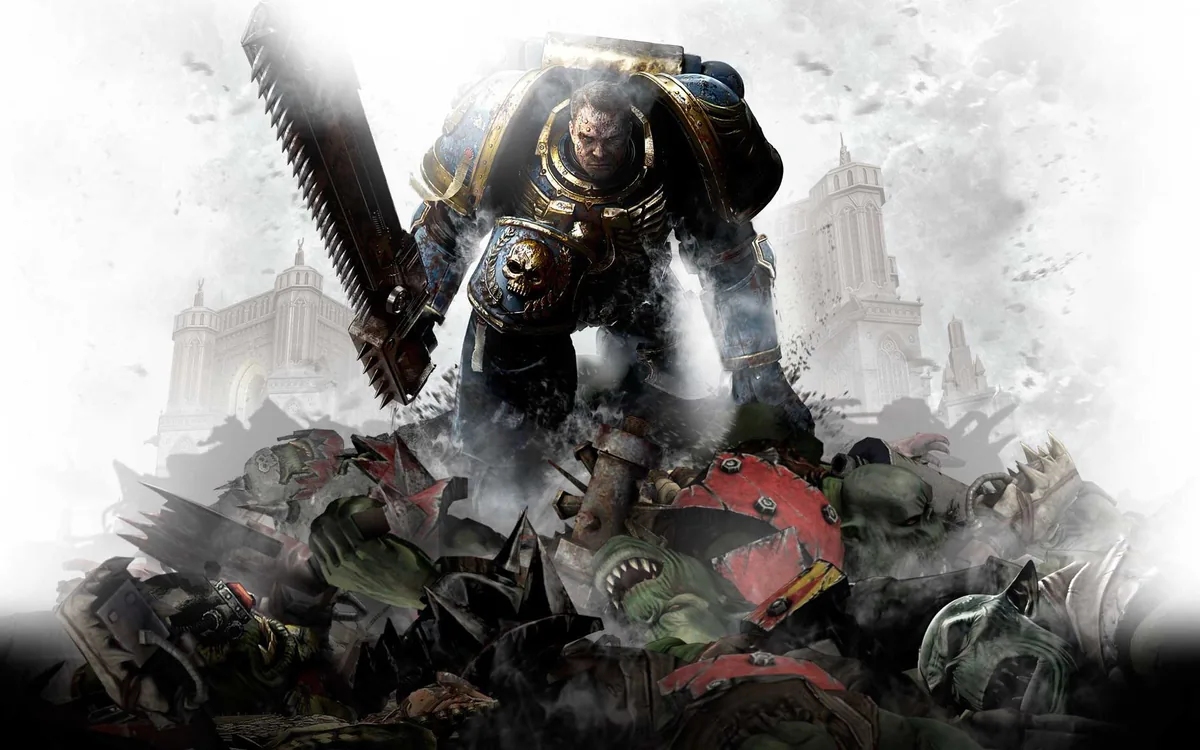 Warhammer 40,000: Space Marine cover art
